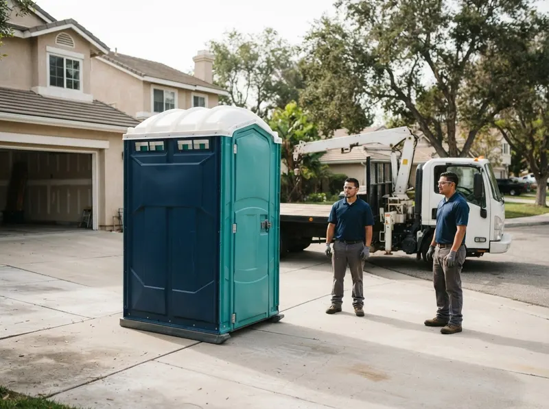 High-Rise and Crane Lift Portable Toilets in Santa Clarita, CA
